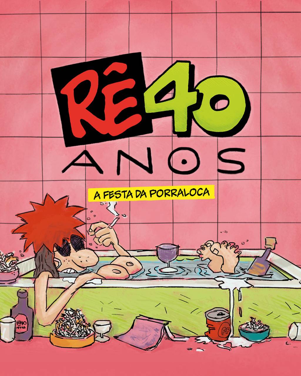Rê Bordosa, personagem do cartunista Angeli, celebra 40 anos com festa no MIS Experience