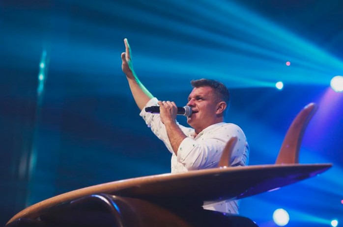 Pastor Rinaldo Luiz de Seixas Pereira, o pastor Rina, fundador da igreja Bola de Neve
