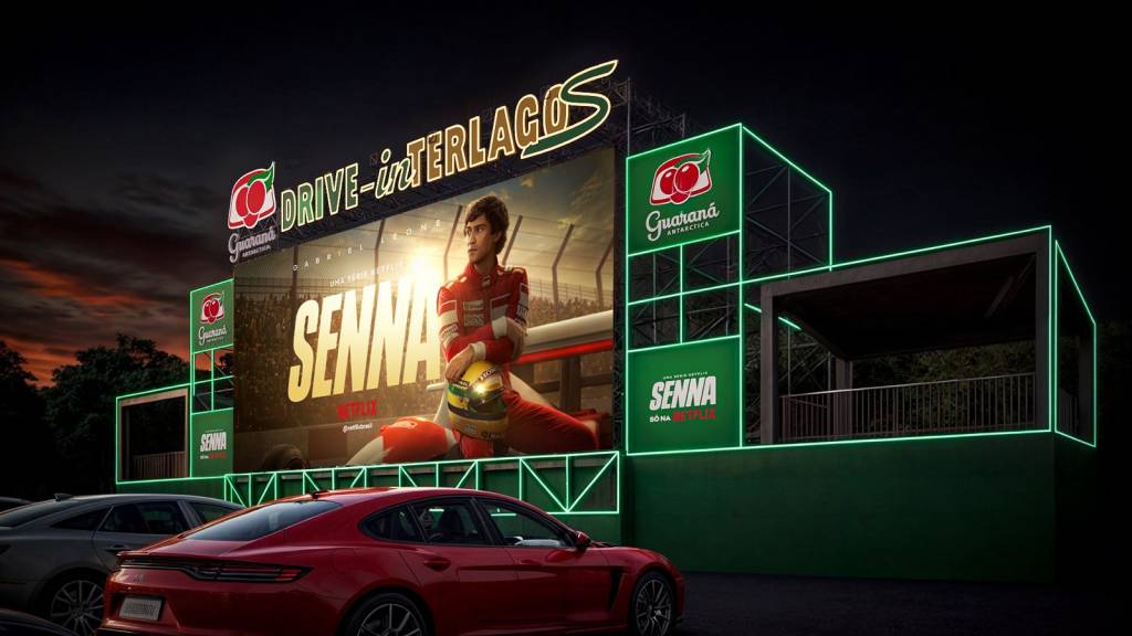 “Senna”, da Netflix, terá primeiros episódios exibidos em drive-in em Interlagos