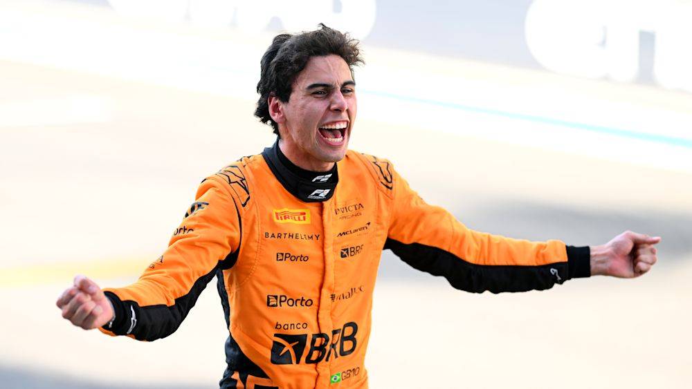 Piloto paulista Gabriel Bortoleto é campeão da Fórmula 2