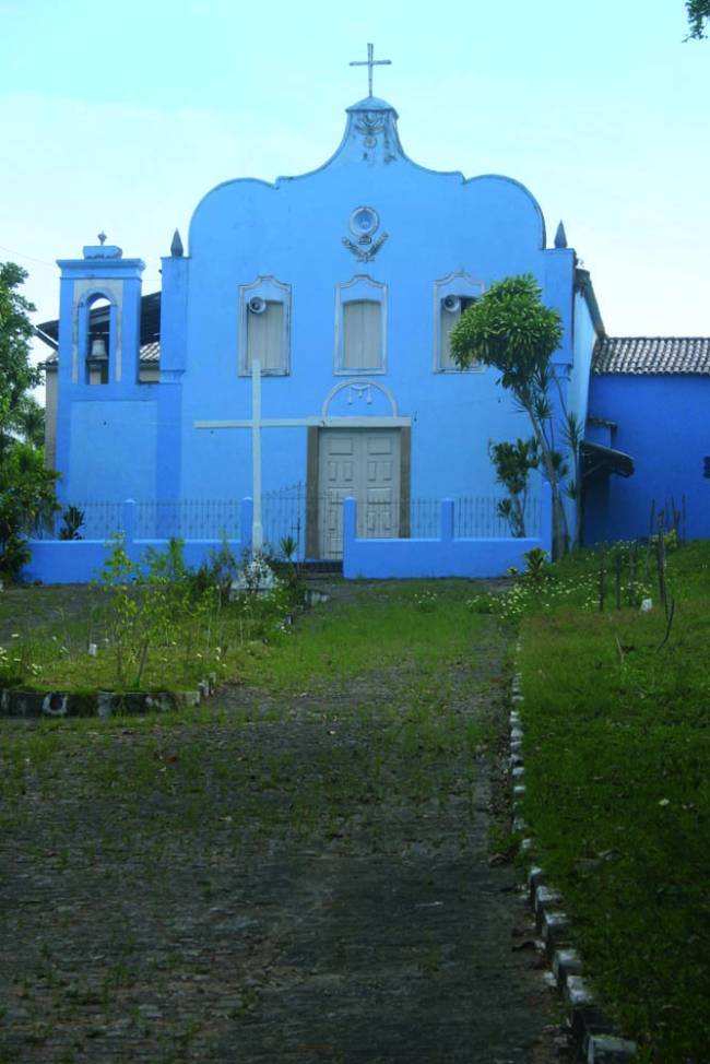 COL VERAO 10 BAHIA ED 133-A Igreja da vila de Boipeba