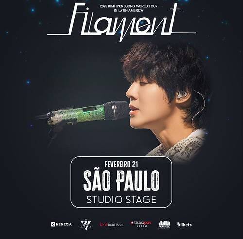 Cartaz do show de Kim Hyun Joong: data em São Paulo Cartaz do show de Kim Hyun Joong: data em São Paulo