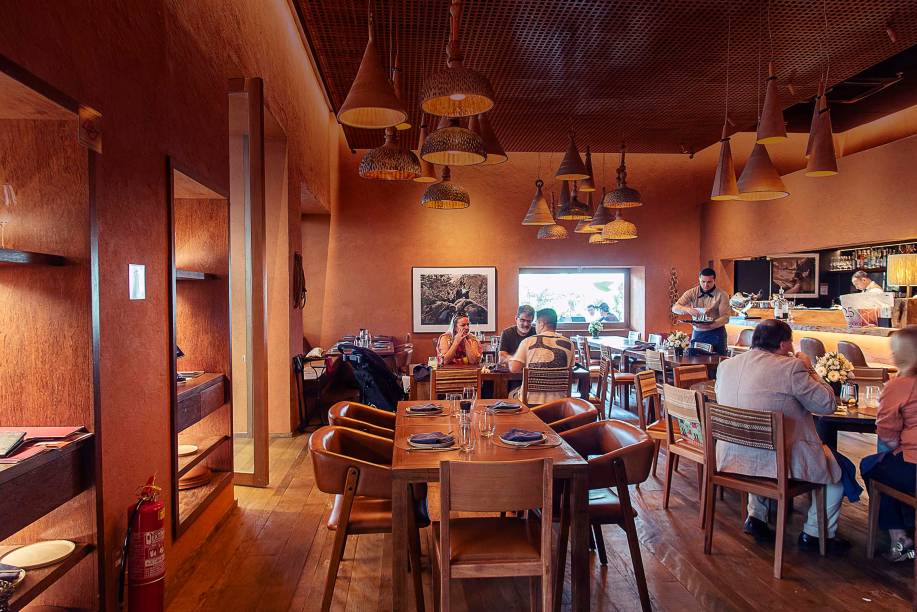 Cabaña Argentina: salão de iluminação suave Cabaña Argentina: salão de iluminação suave