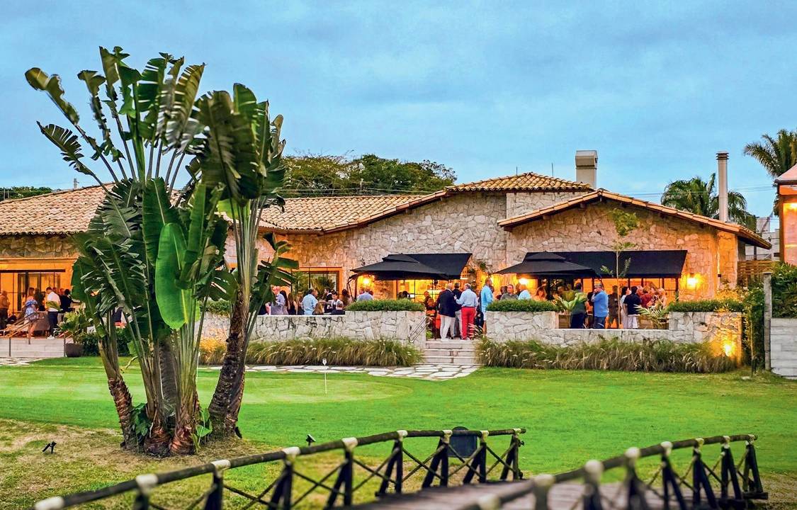 Fachada do Ristorantino Golf em Bertioga