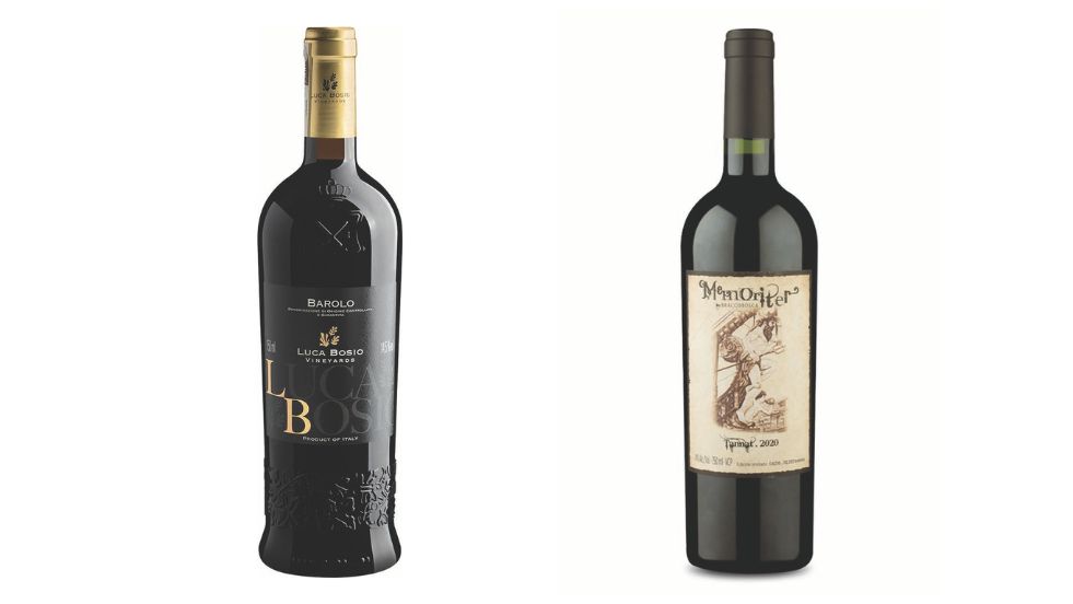 vinhooos Duas garrafas de vinho com fundo branco