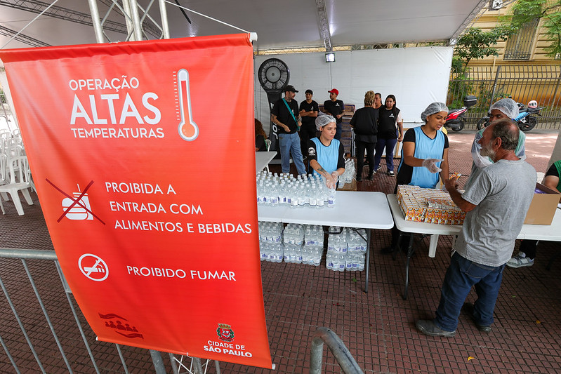 Prefeitura de São Paulo monta operação Altas Temperaturas para atender população durante o calor intenso