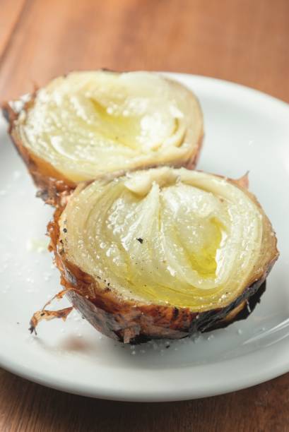 Fuego Celeste: cebola caramelada na brasa com azeite