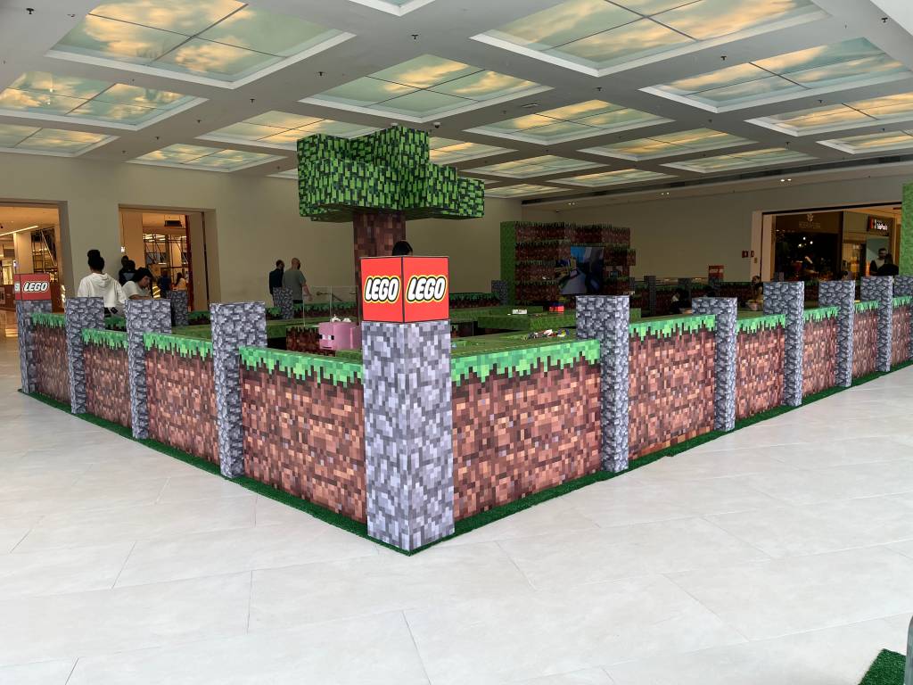 MorumbiShopping tem experiência infantil grátis ‘Lego Minecraft’