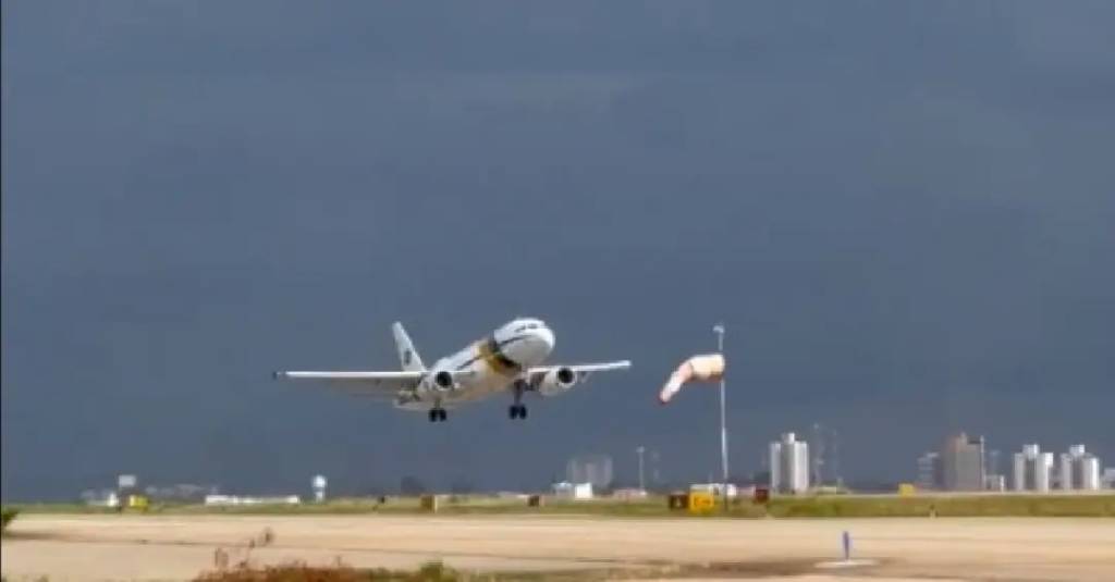Avião de Lula arremete em Sorocaba (SP) devido a ventos fortes; veja vídeo