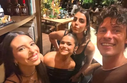 Maisa esteve com Shawn Mendes nos bastidores e compartilha foto