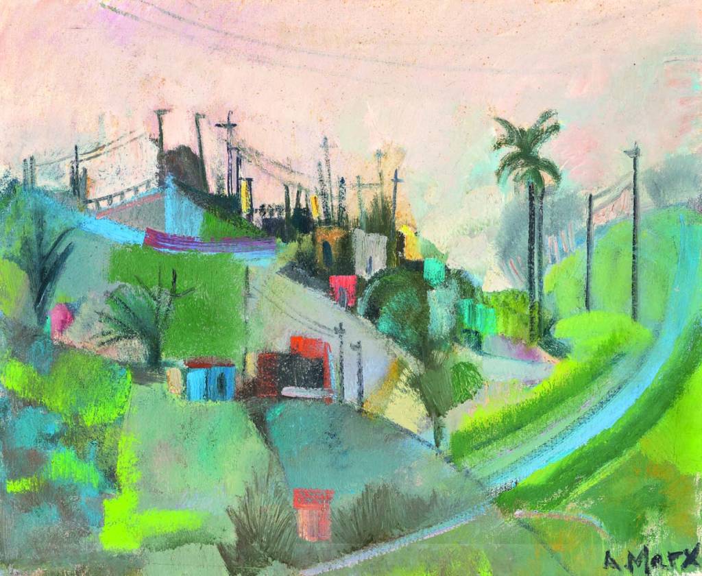 Artista em cartaz retratou a São Paulo do século passado