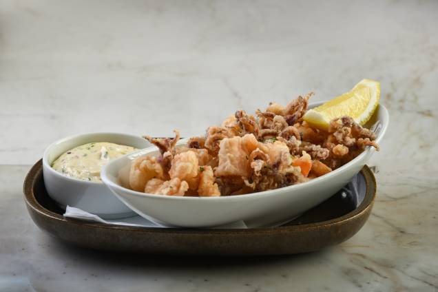 Bicchieri Cucina & Bar: a entrada fritto di mare Bicchieri Cucina & Bar: a entrada fritto di mare