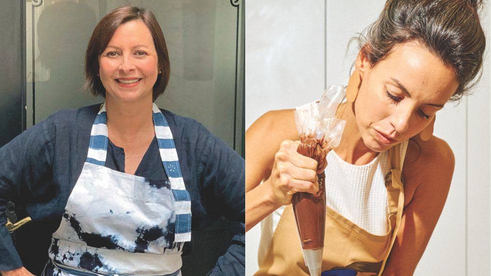Carla Pernambuco recebe Juliana Penteado em jantar de Dia dos Namorados