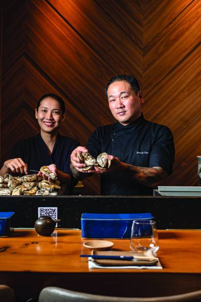 Kaifu Asian Cuisine: o casal Mariana Tyome Chen e Dimode Kim