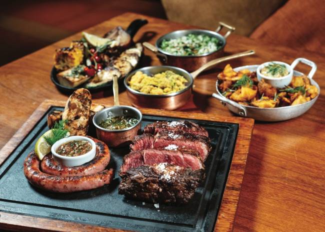 Cortés Asador inclui no menu sete opções para compartilhar