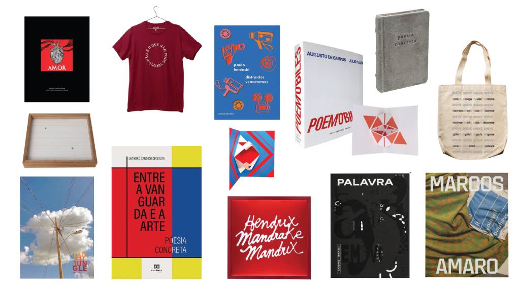 Arte da palavra: Itens que conectam a escrita a diferentes linguagens artísticas