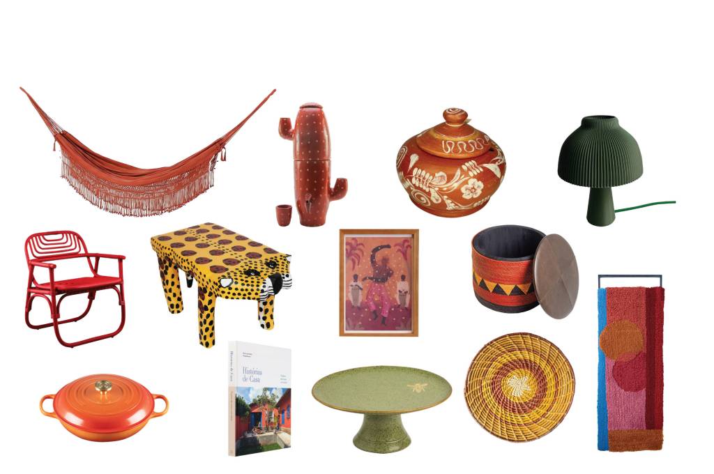 Itens para colorir o lar