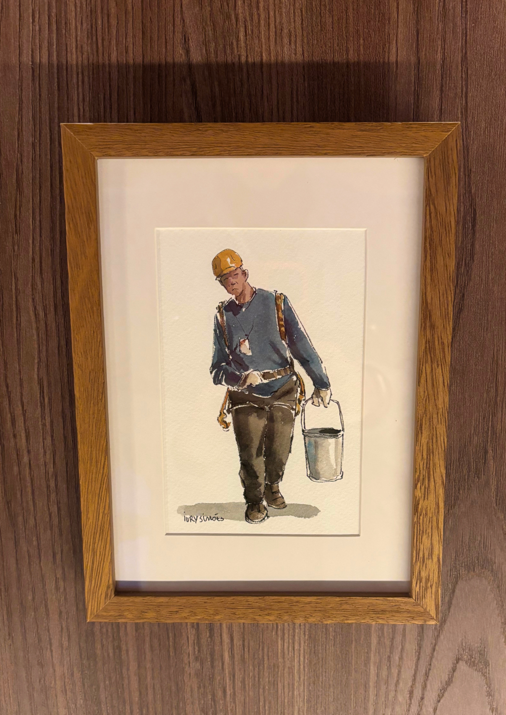 1 Ilustração de operário da CASACOR SP 2025, por Iury Simões.