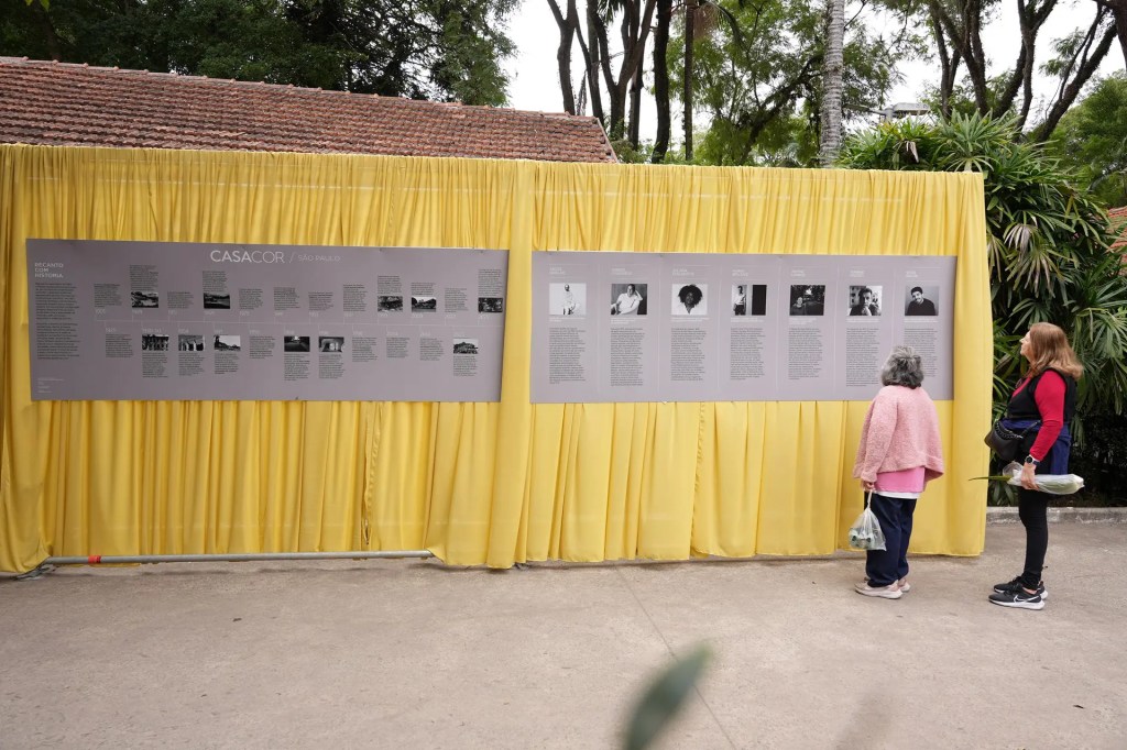O que significam as “cortinas” amarelas na entrada da CASACOR SP?