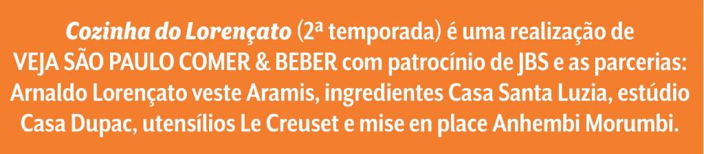 COZINHA DO LORENÇATO RODAPÉ Adicionar rodapé Cozinha do Lorençato