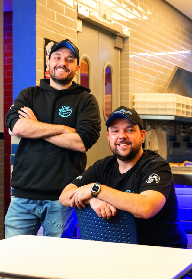 São Carlos Lanches: os sócios Rafael e Bruno Cera, de origem interiorana