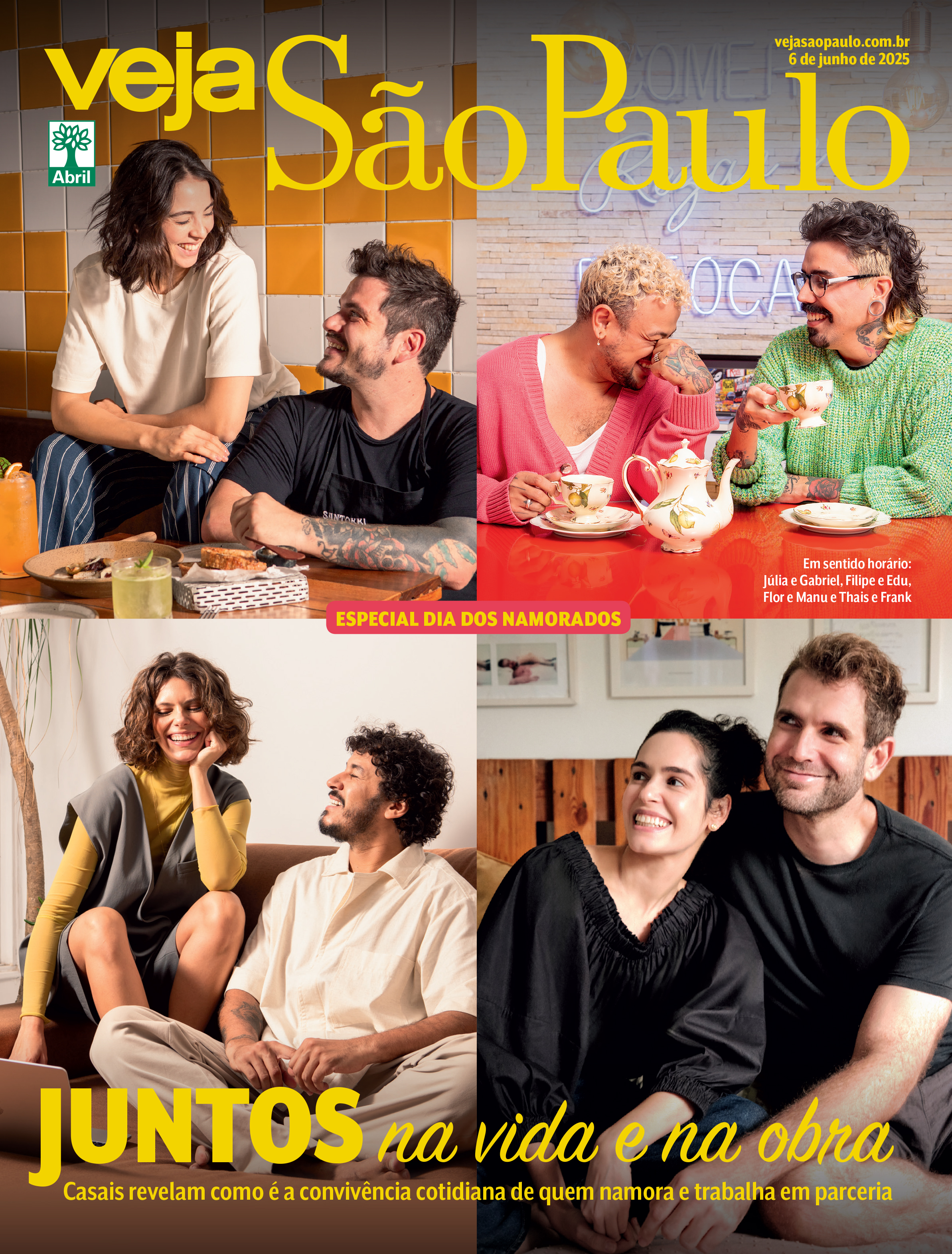 Especial Dia dos Namorados: conheça casais que vivem e trabalham juntos