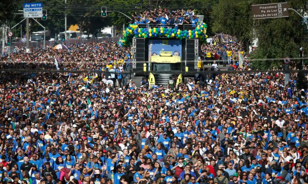 Metrô e SPTrans tem operação especial durante a Marcha para Jesus