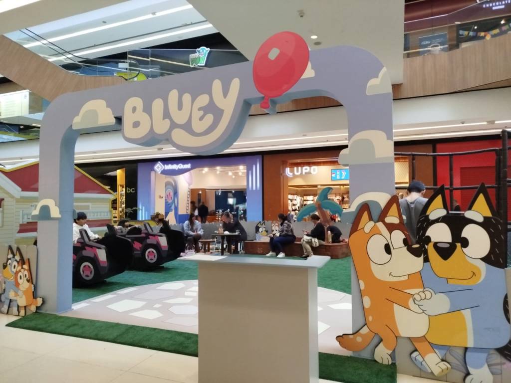 Arena Bluey diverte as férias no Shopping Parque da Cidade