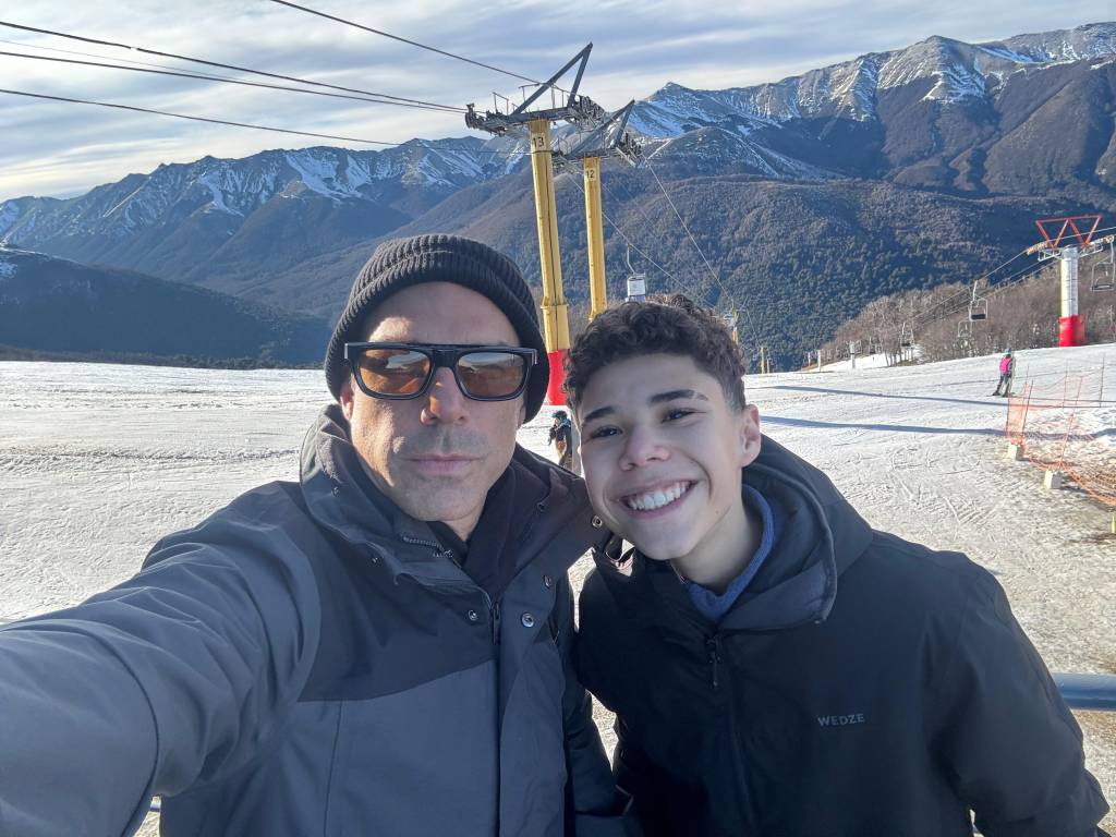 Marcus Buaiz planeja primeira viagem internacional com o filho mais velho