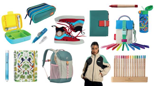 Produtos para a volta às aulas