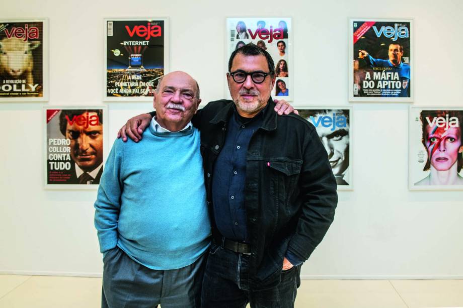 Os galeristas Peter e Ulisses Cohn