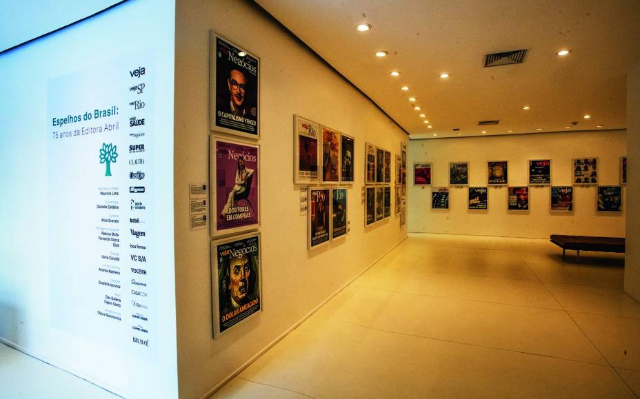Exposição com 75 capas históricas comemora o aniversário da Editora Abril
