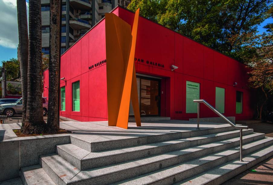 Fachada da DAN Galeria, nos Jardins: sede da mostra