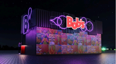 Estande do Bob's no The Town