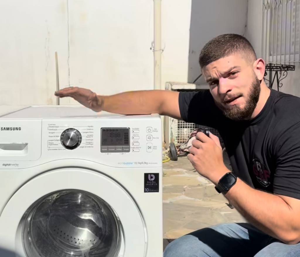 Quem é o Bonitão da lavadora? Conheça técnico que viralizou nas redes