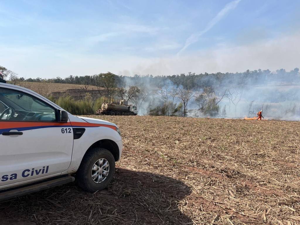Defesa Civil monitora seis incêndios no estado de SP
