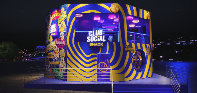 Estande do Club Social no The Town