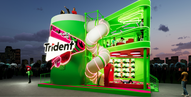 Estande do Trident no The Town