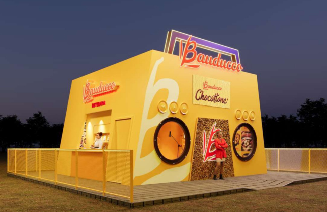 Estande da Bauducco no The Town