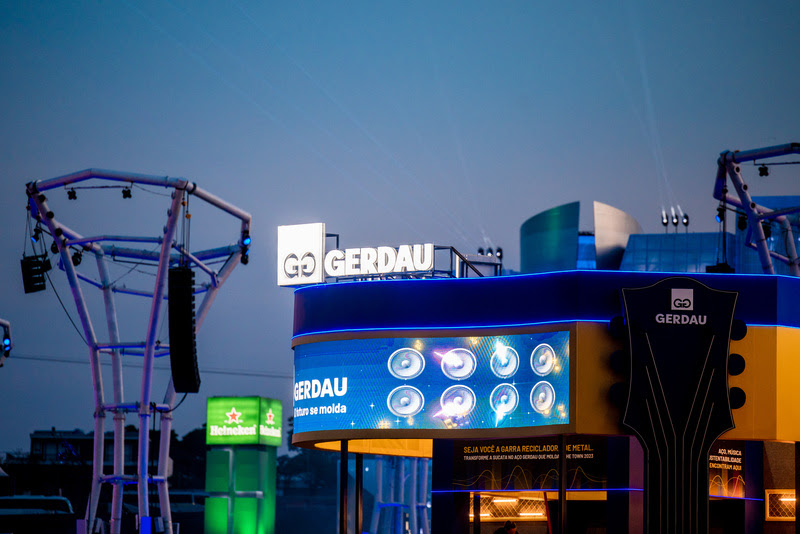 Estande da Gerdau no The Town