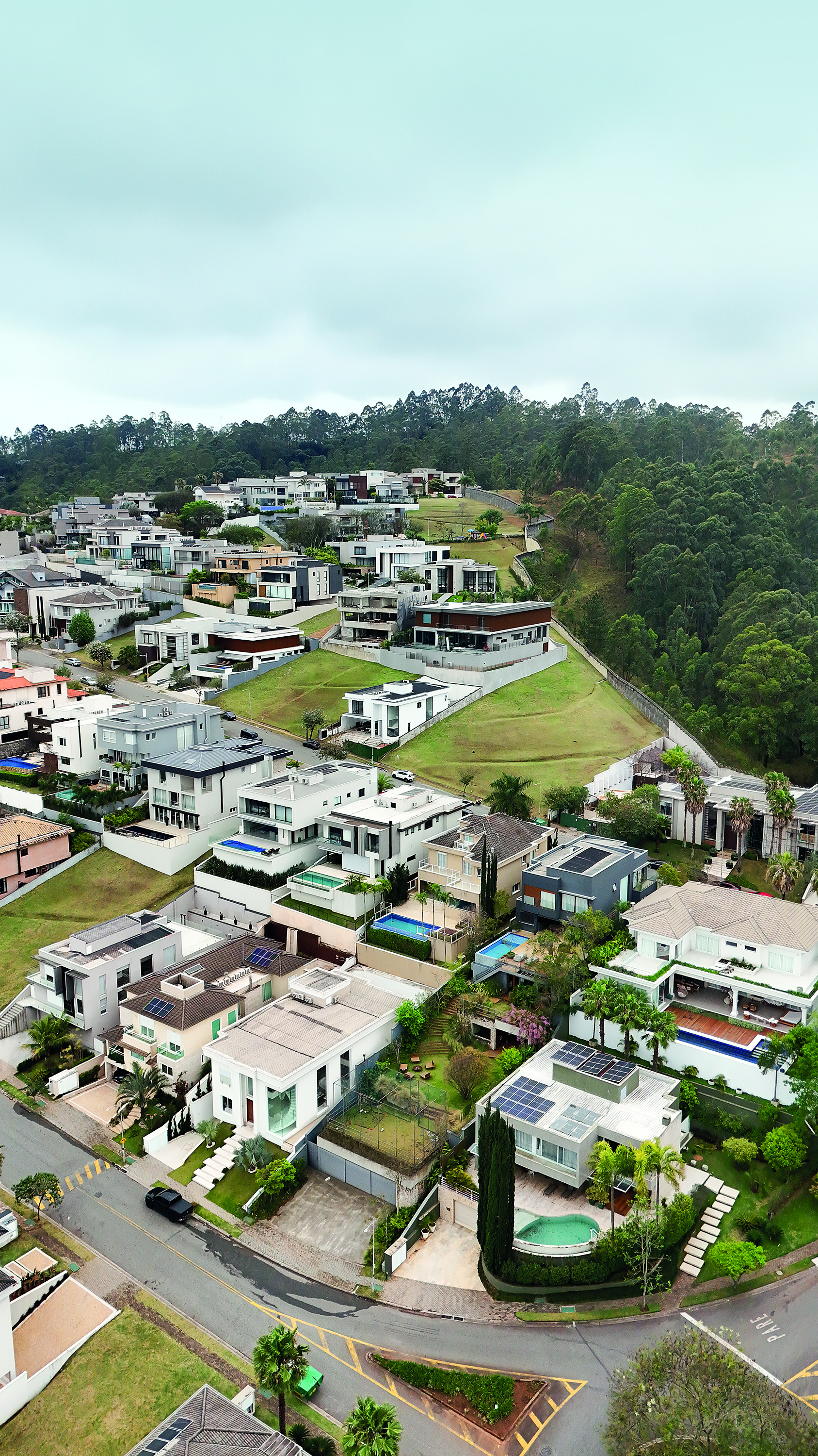 Vista de condom&iacute;nios