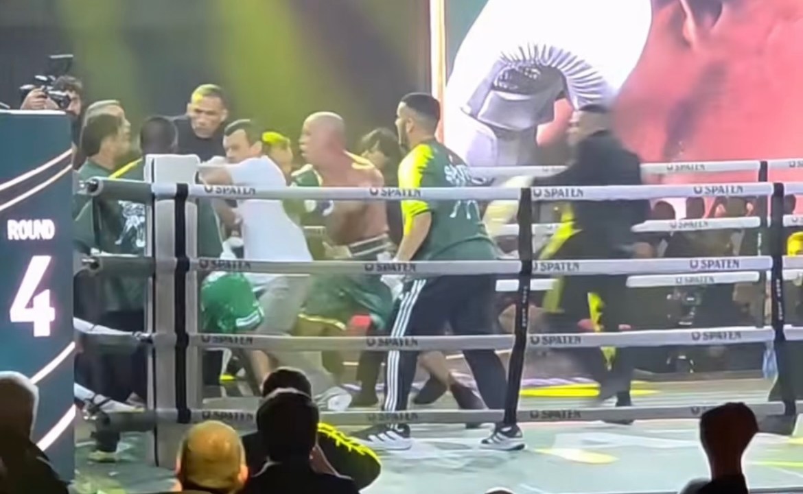 Briga generalizada: luta entre Popó e Wanderlei Silva termina em confusão em São Paulo