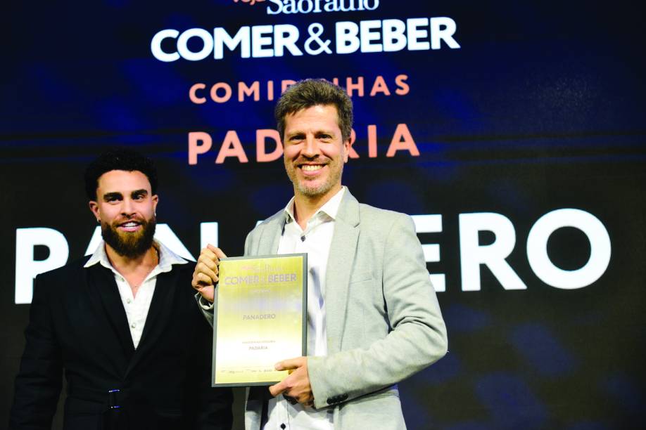 Sergio Mota com Ramiro Murillo, do Panadero