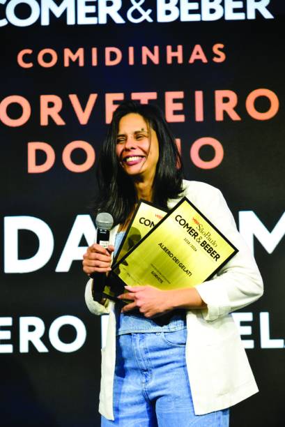 A sorveteira Fernanda Pamplona, da Albero dei Gelati