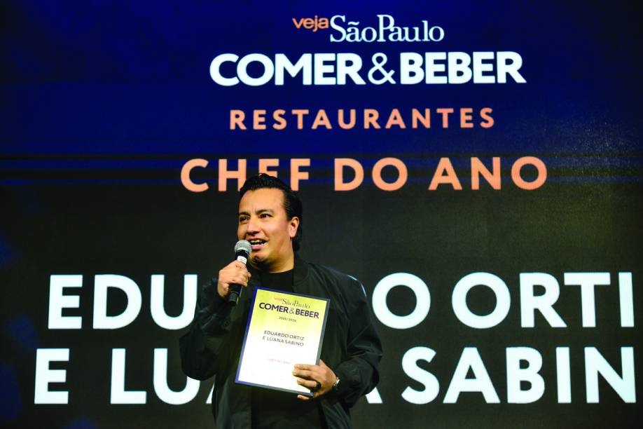 O Chef do Ano Eduardo Ortiz, do Metzi O Chef do Ano Eduardo Ortiz, do Metzi