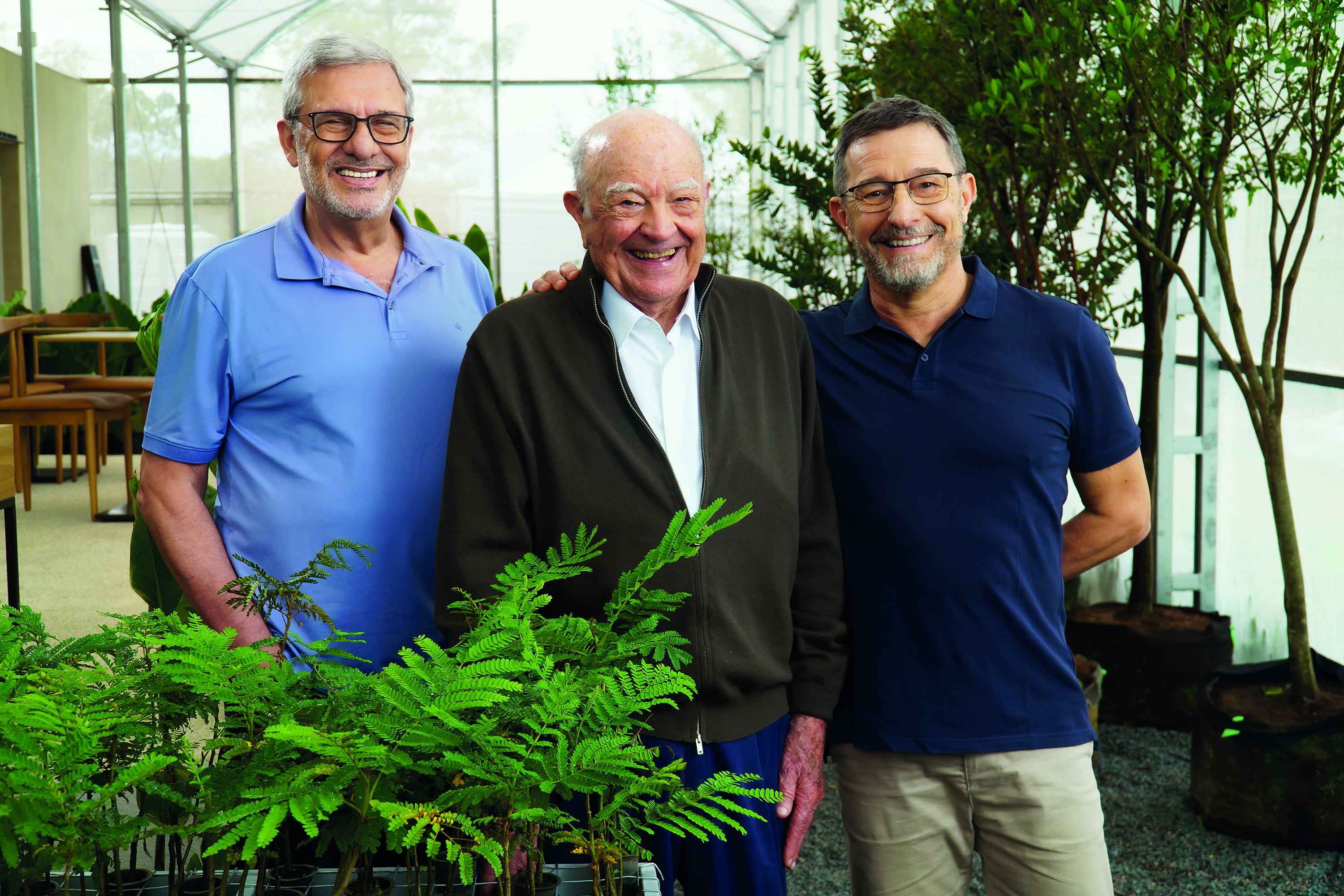 Nuno Lopes Alves, Renato Albuquerque e Marcelo Willer (a partir da esquerda), s&oacute;cios da Artesano