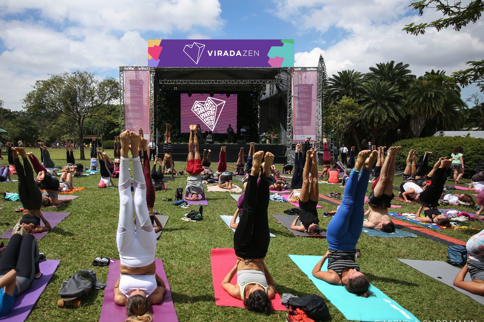 Pr&aacute;tica de Yoga Parque Ibirapuera