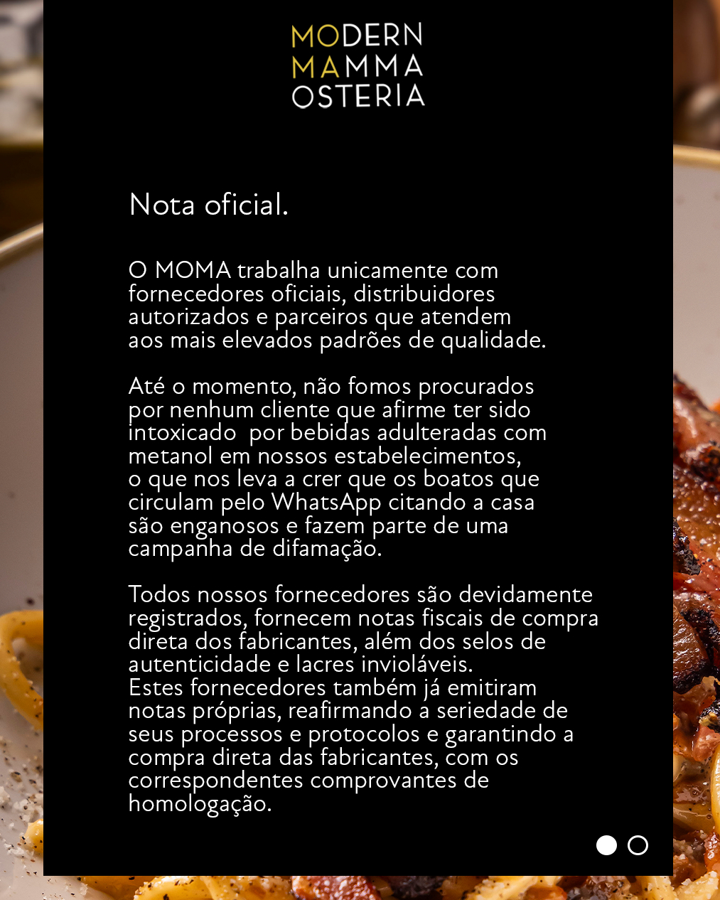 Caso Metanol: Moma suspende vendas de destilados e mais bares se pronunciam