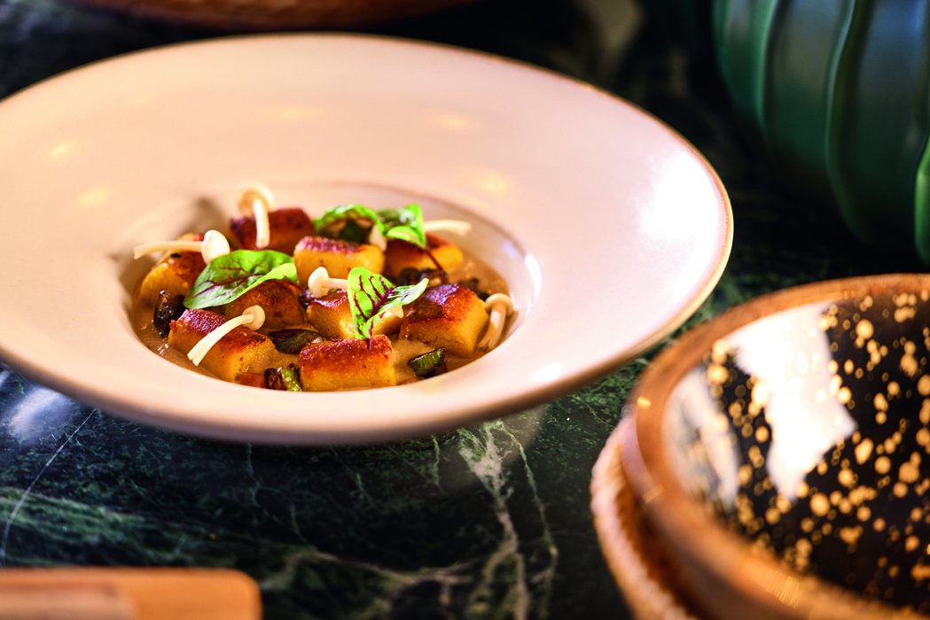 Gnocchi de banana da terra