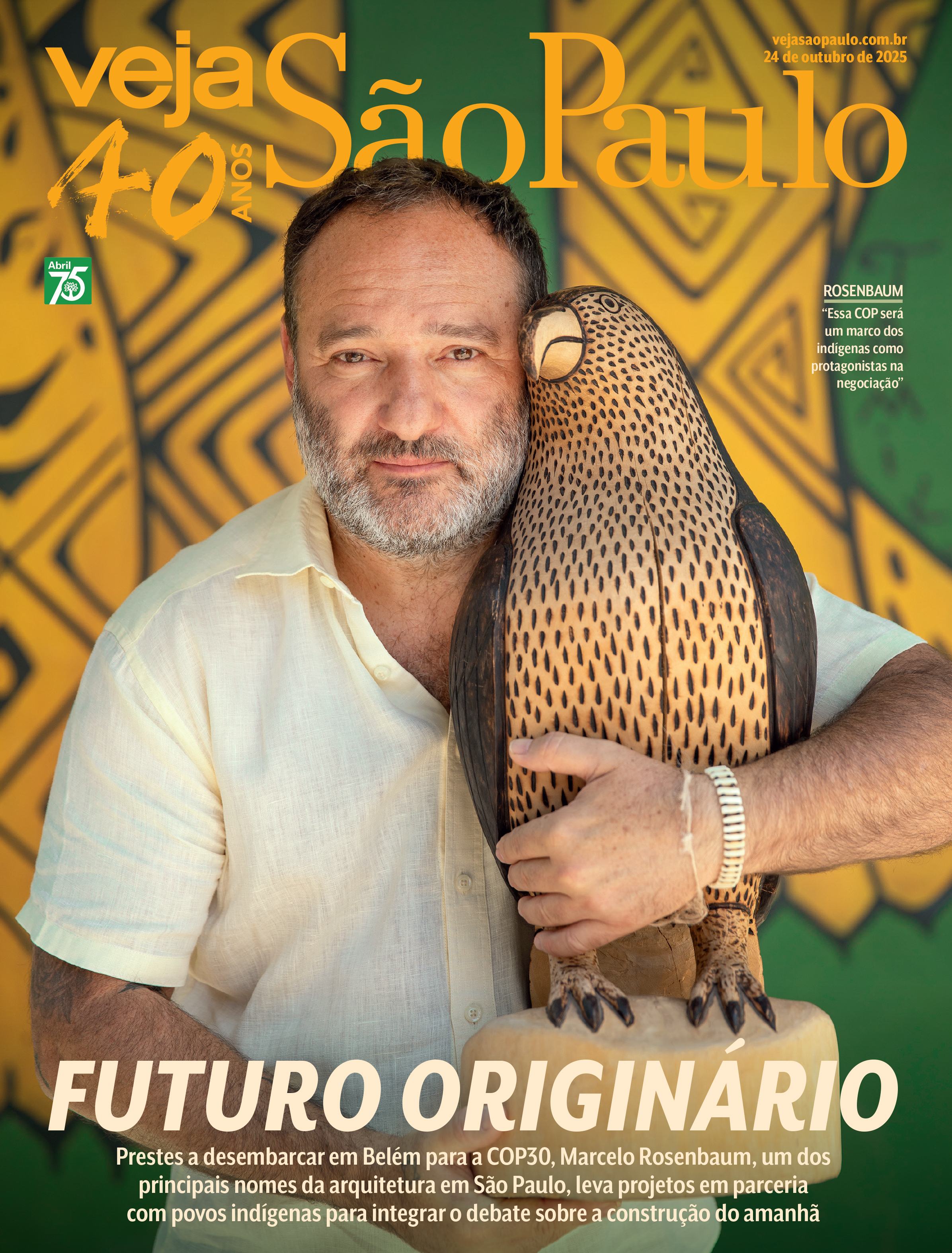 Prestes a desembarcar na COP30, Marcelo Rosenbaum fala sobre projetos 